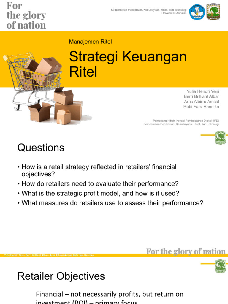 Retail Financial Strategy and Performance | PDF | Gross Margin | Inventory