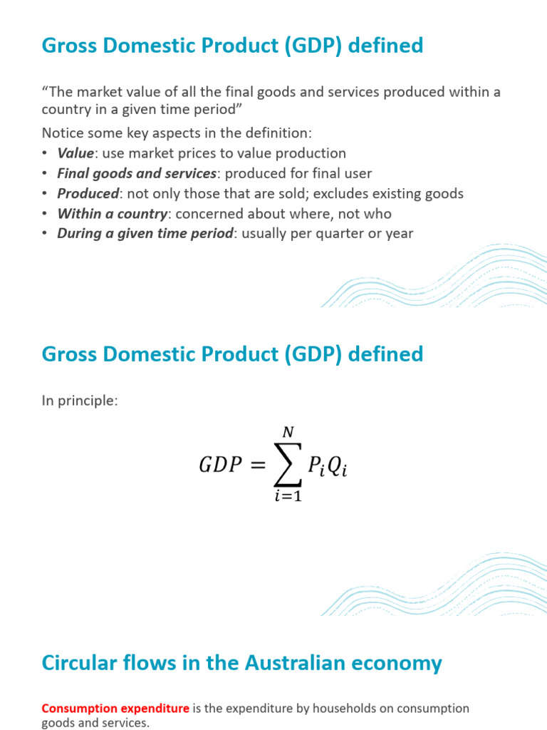 Understanding Gross Domestic Product (GDP) | PDF | Gross Domestic ...