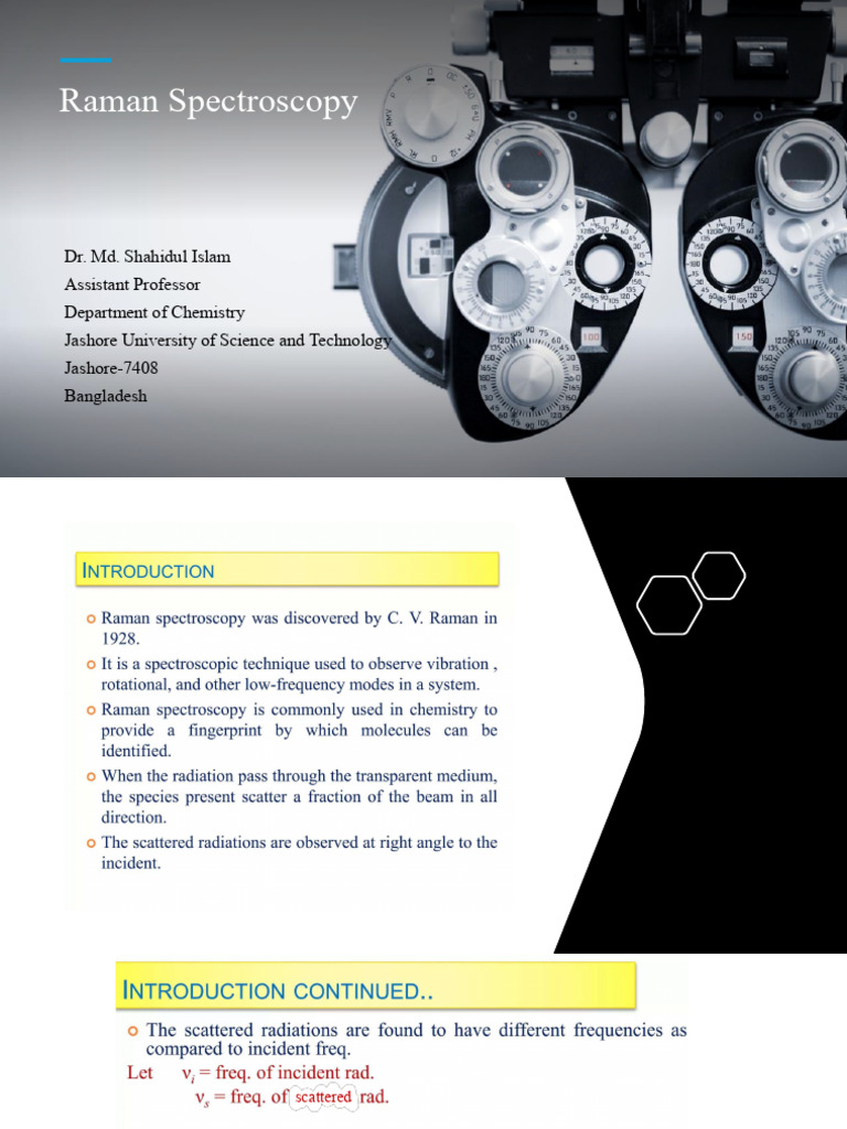 Overview of Raman Spectroscopy | PDF