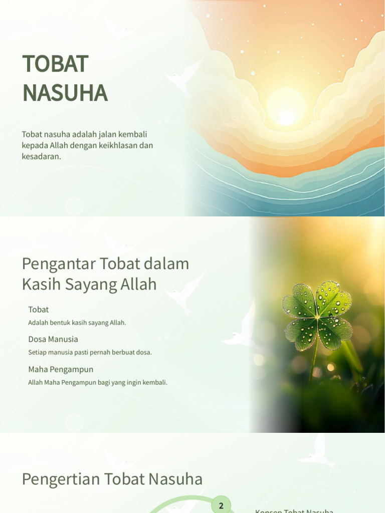 Panduan Tobat Nasuha dalam Islam | PDF
