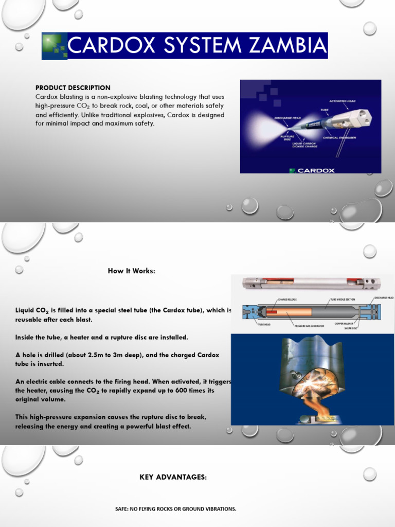 Cardox Blasting Technology Overview | PDF