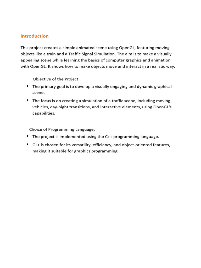 OpenGL Traffic Signal Animation Project | PDF | Computer Programming ...