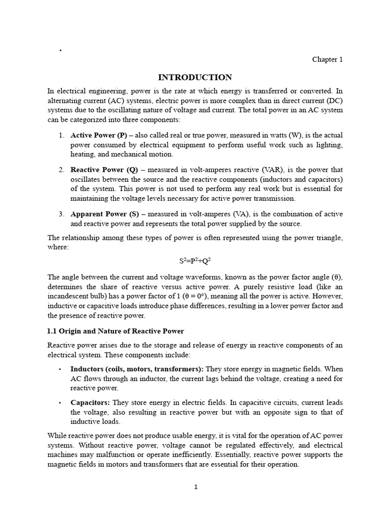 Understanding Reactive Power in AC Systems | PDF | Ac Power | Electric ...
