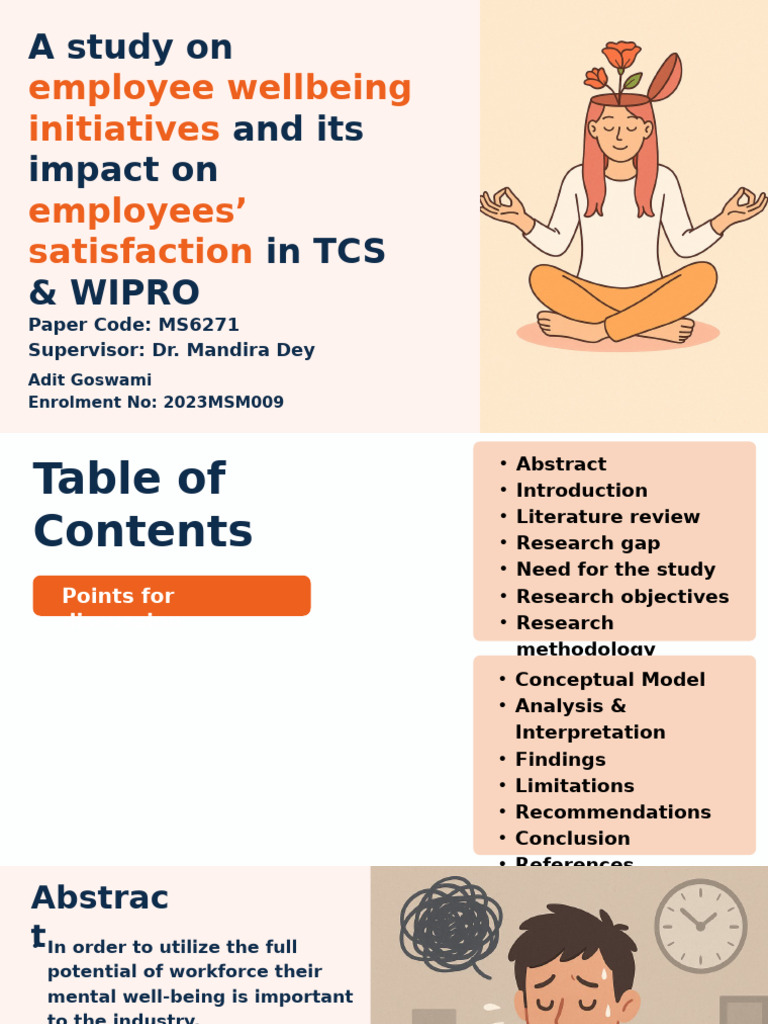 Employee Wellbeing Impact on Satisfaction | PDF | Well Being ...