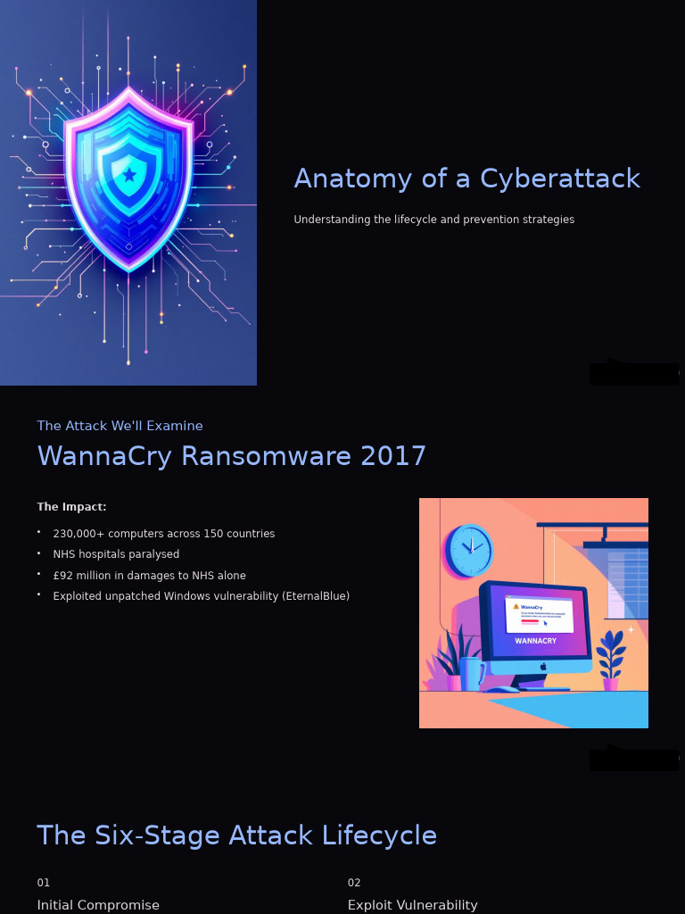 Anatomy of a Cyberattack: WannaCry Insights | PDF | Security | Computer ...