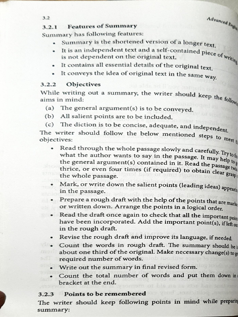 Summary and Note Making | PDF