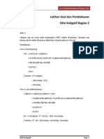 Latihan Soal Sifat Koligatif Bagian 2