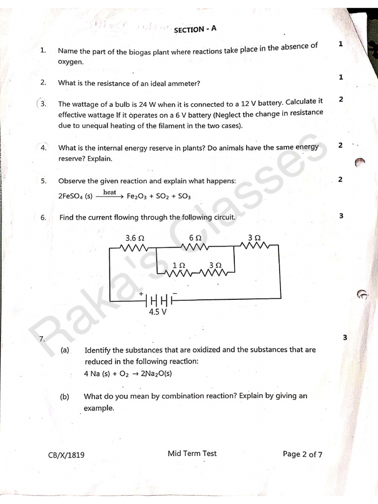 Practice Paper | PDF