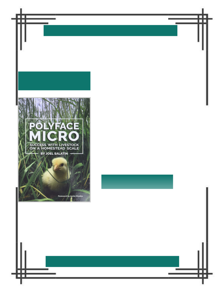 Polyface Micro Success with Livestock on a Homestead Scale 1st Edition ...
