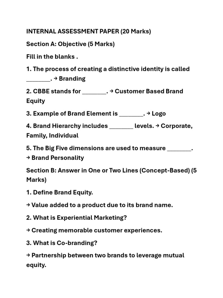 Internal BM | PDF