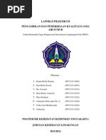 Download LAPORAN PRAKTIKUM PENGAMBILAN DAN PEMERIKSAAN KUALITAS E-COLI AIR SUMUR by Yolla Ayu Medikawanti SN97165513 doc pdf