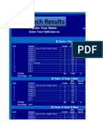 JNTU B.tech % Calculator