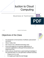 Introduction To Cloud Computing: Business & Technology