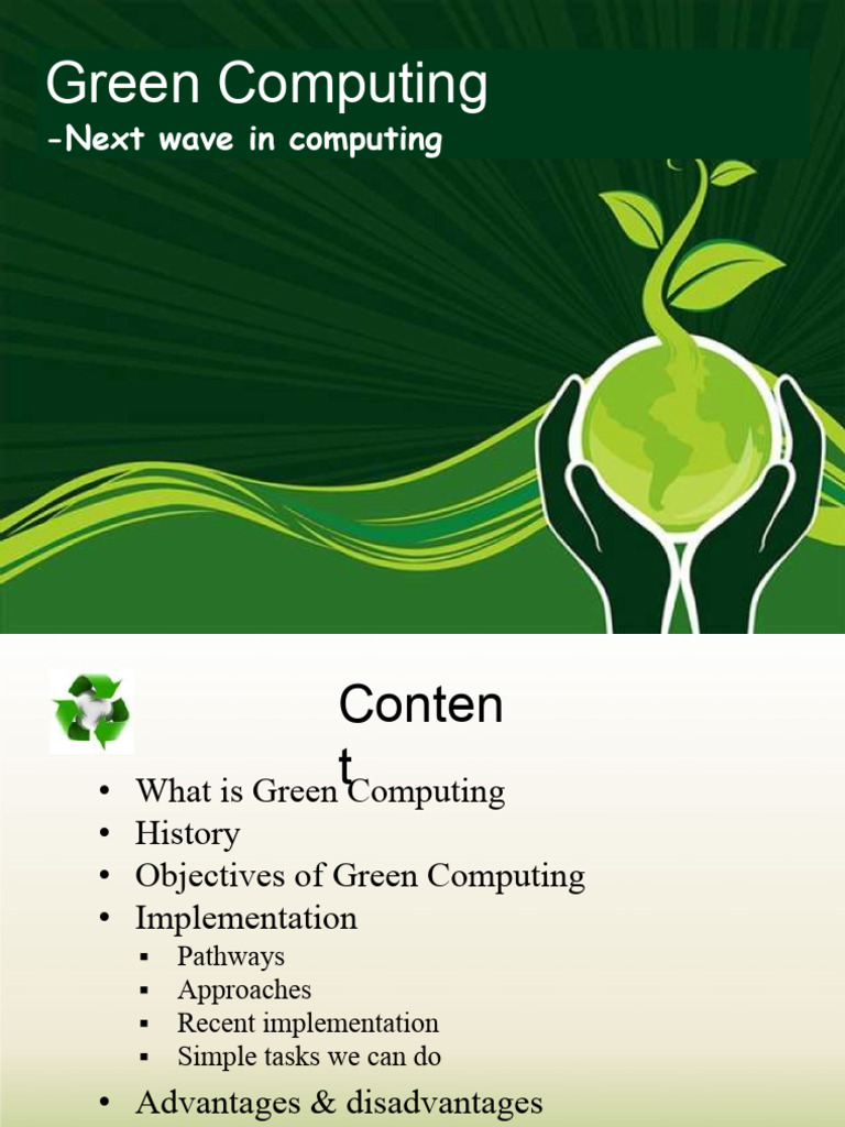 Understanding Green Computing Essentials | PDF | Computer Hardware ...