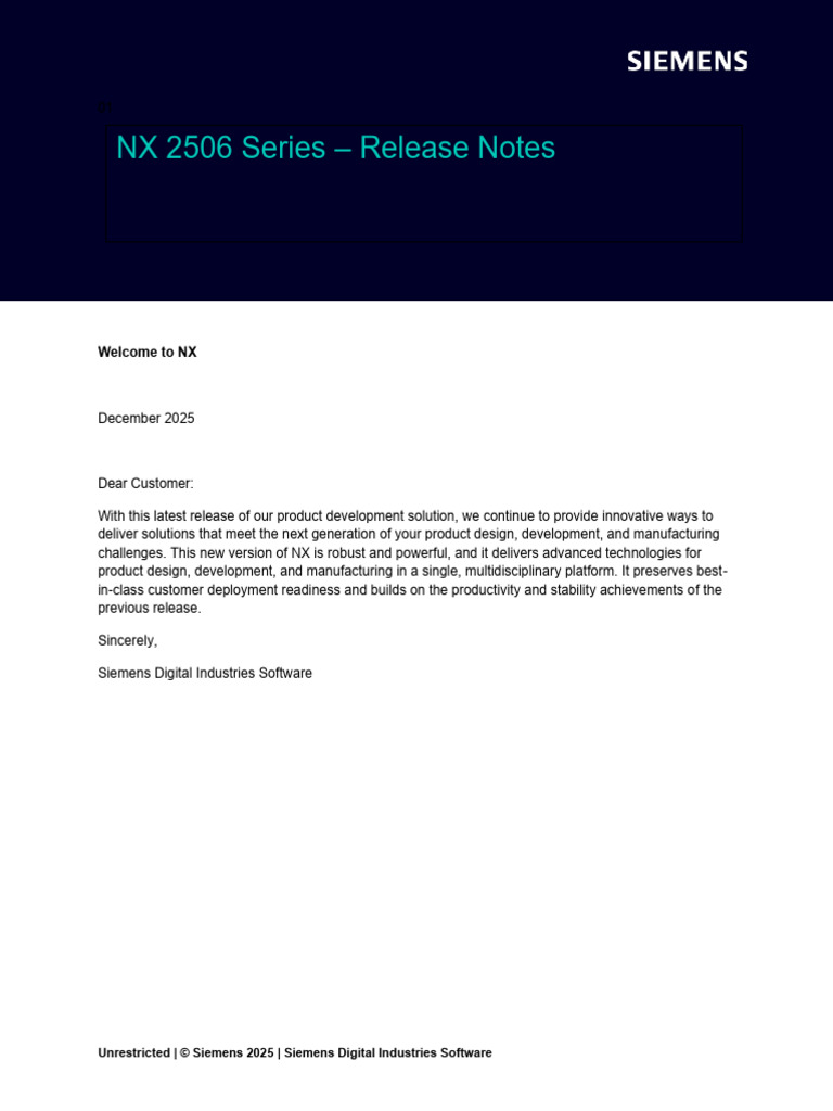 NX 2506 Series Release Notes | PDF | Software | Computing