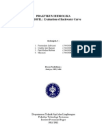 Praktikum3 Hidrolika - Evaluation of Backwater Kurve