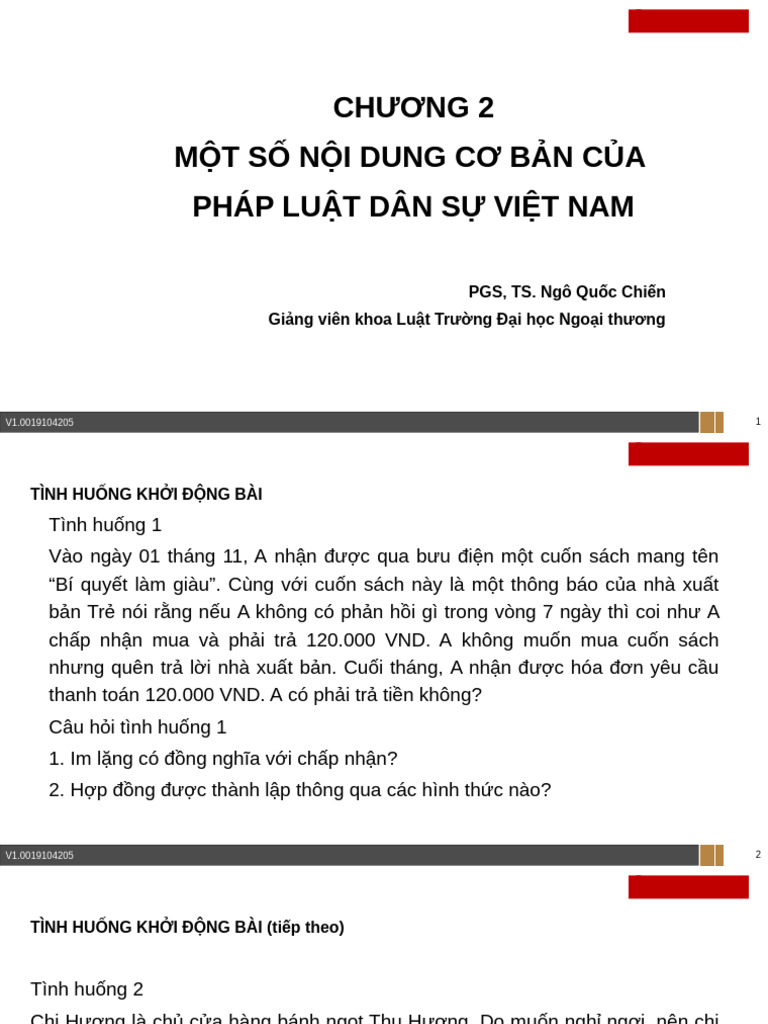 PLĐC-chương 2 | PDF