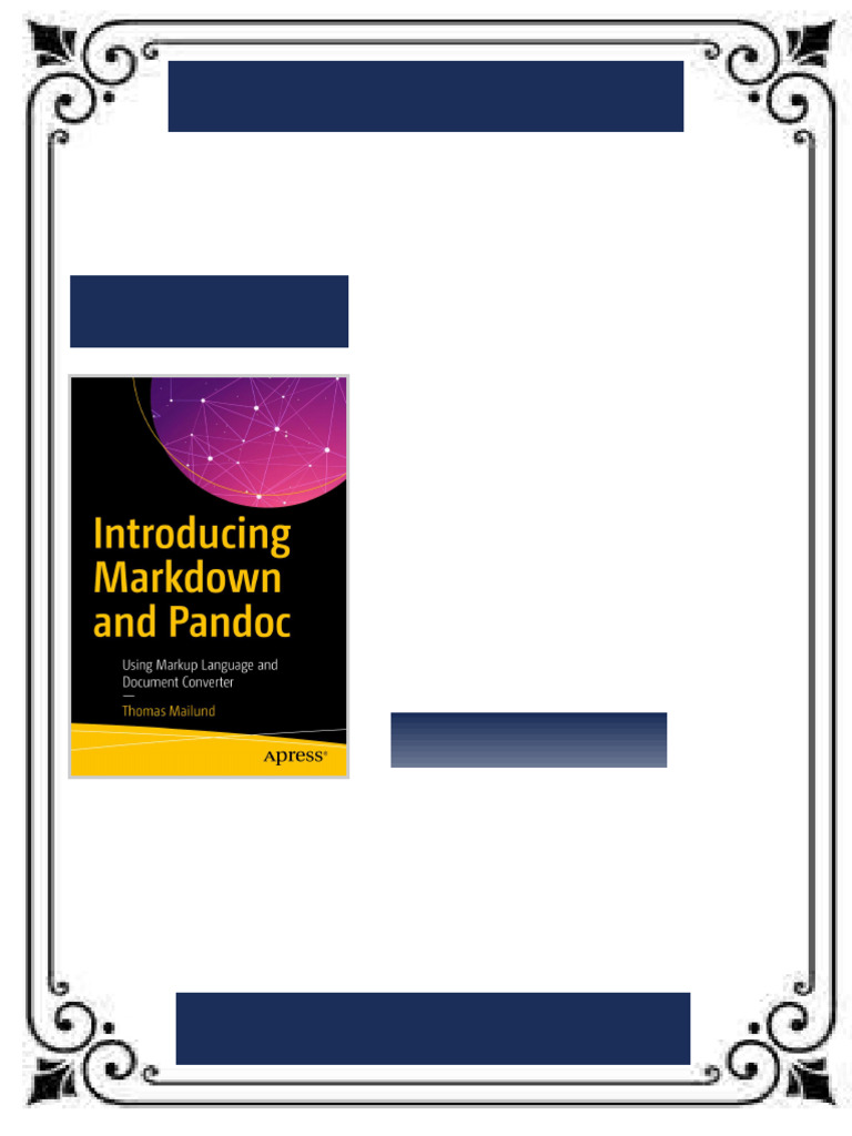 Introducing Markdown and Pandoc: Using Markup Language and Document ...