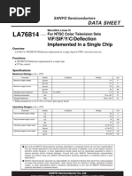 VIF/SIF/Y/C/Deflection Implemented in A Single Chip: For NTSC Color Television Sets