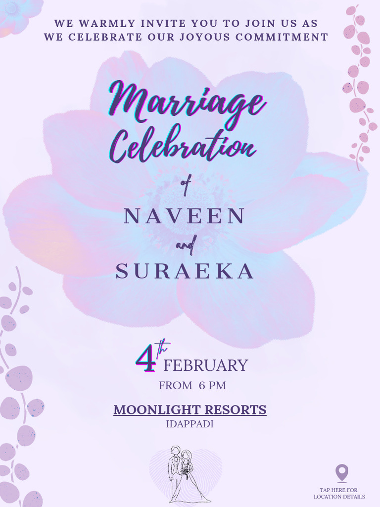 Marriage Celebration Invitation | PDF