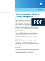 Telecom Whitepaper Telecommunication Networks Security Management 01 2012