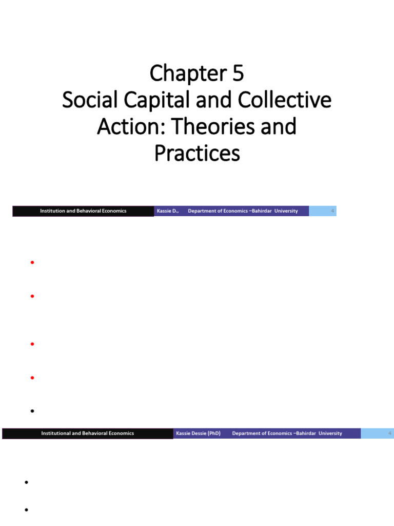 Chapter 5 Social Capital | PDF | Social Capital | Economics