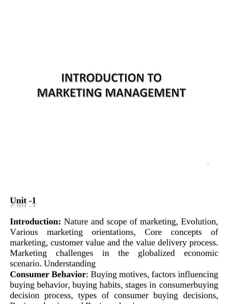 Marketing Fundamentals and Consumer Behavior | PDF | Marketing ...