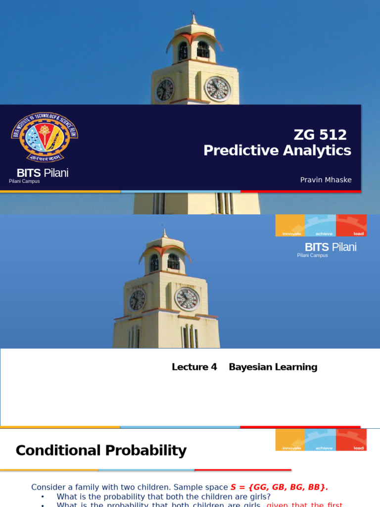 Bayesian Learning and Probability Concepts | PDF | Scientific Method ...