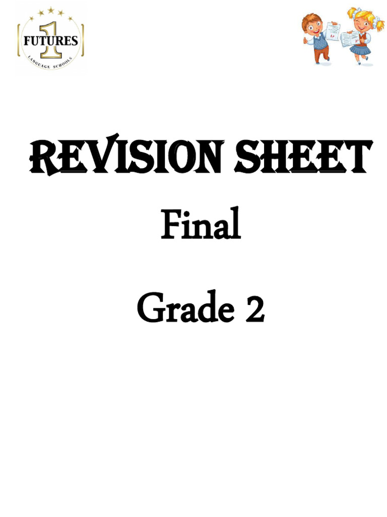Grade 2 English Revision Activities | PDF