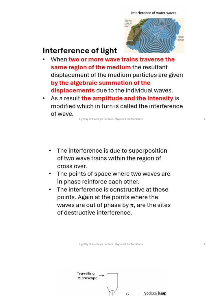 3. Light_3_Spring 2024-25 | PDF | Wavelength | Refraction