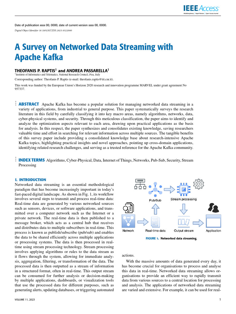 Survey of Apache Kafka Data Streaming | PDF | Replication (Computing ...