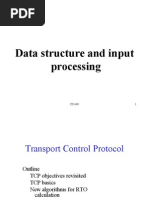 Data Structure and Input Processing