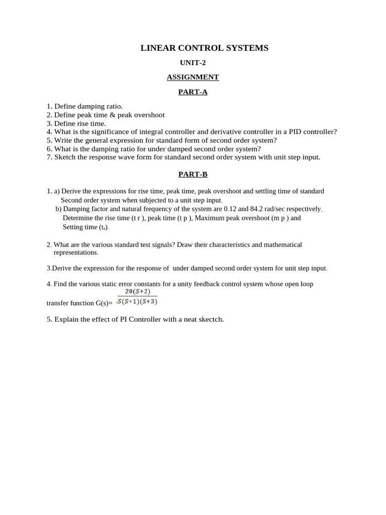 Lcs Assignment Unit-2 | PDF