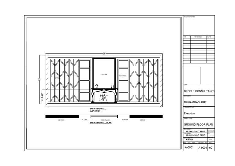 Ground Floor Plan and Elevation Design | PDF | Civil Engineering | Real ...