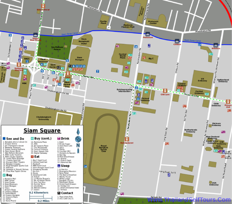 Siamsquare Map | PDF