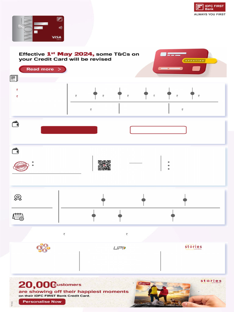 IDFC First Bank Credit Card Statement Summary | PDF | Credit Card ...