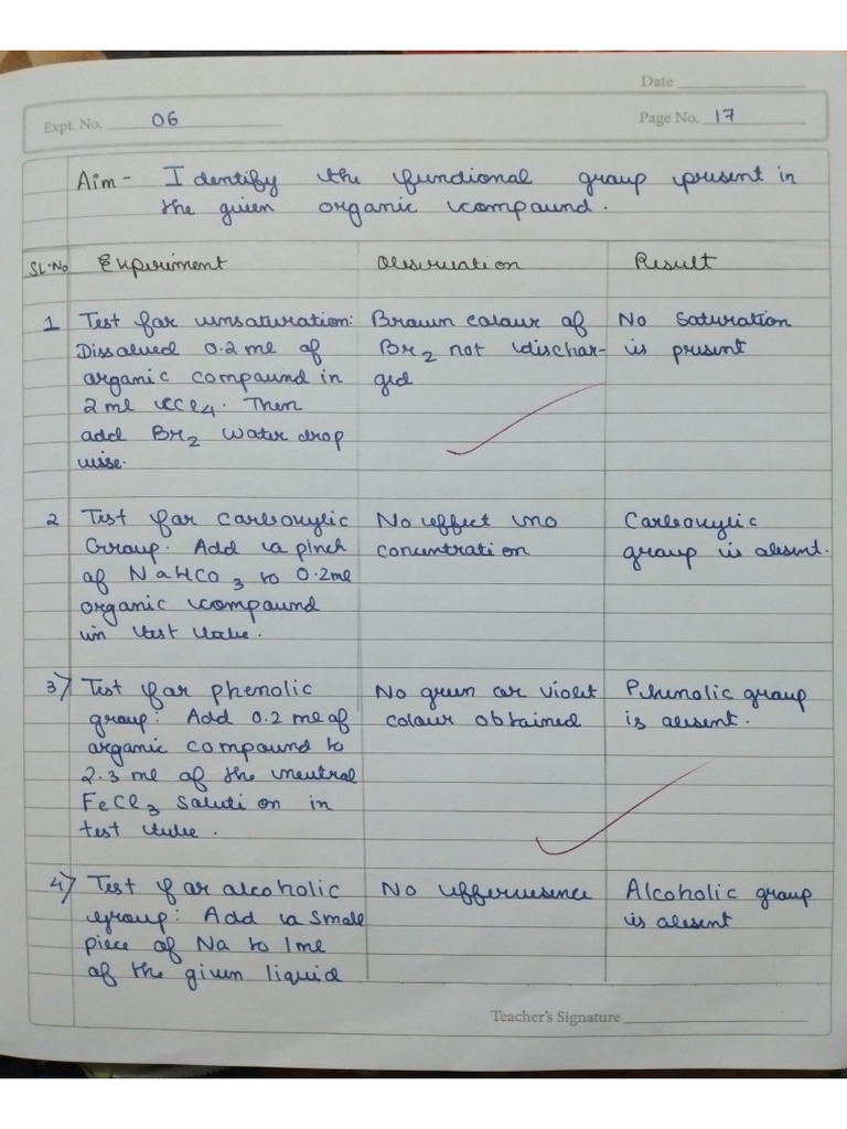 Chemistry 3rd Practical | PDF