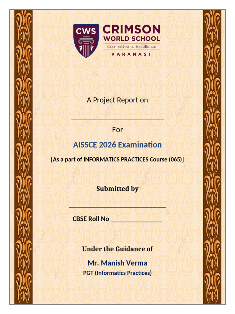 12-Project - First 3 Pages | PDF