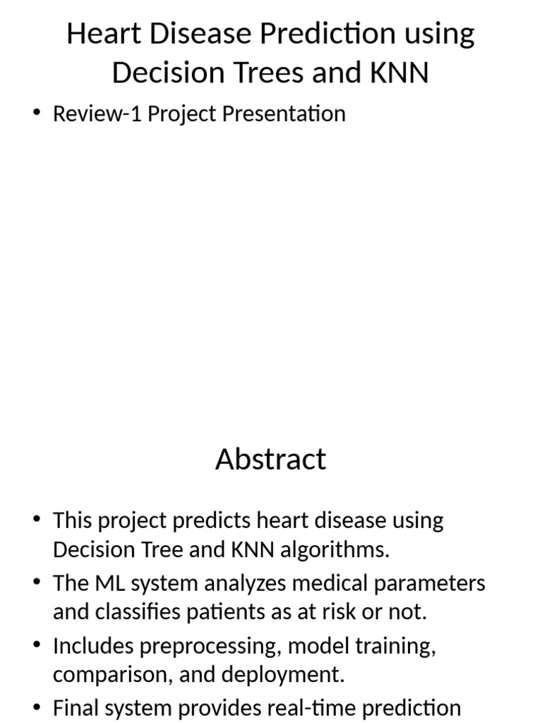Heart Disease Prediction with ML Models | PDF