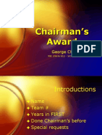 FIRST Robotics Chairman's Award