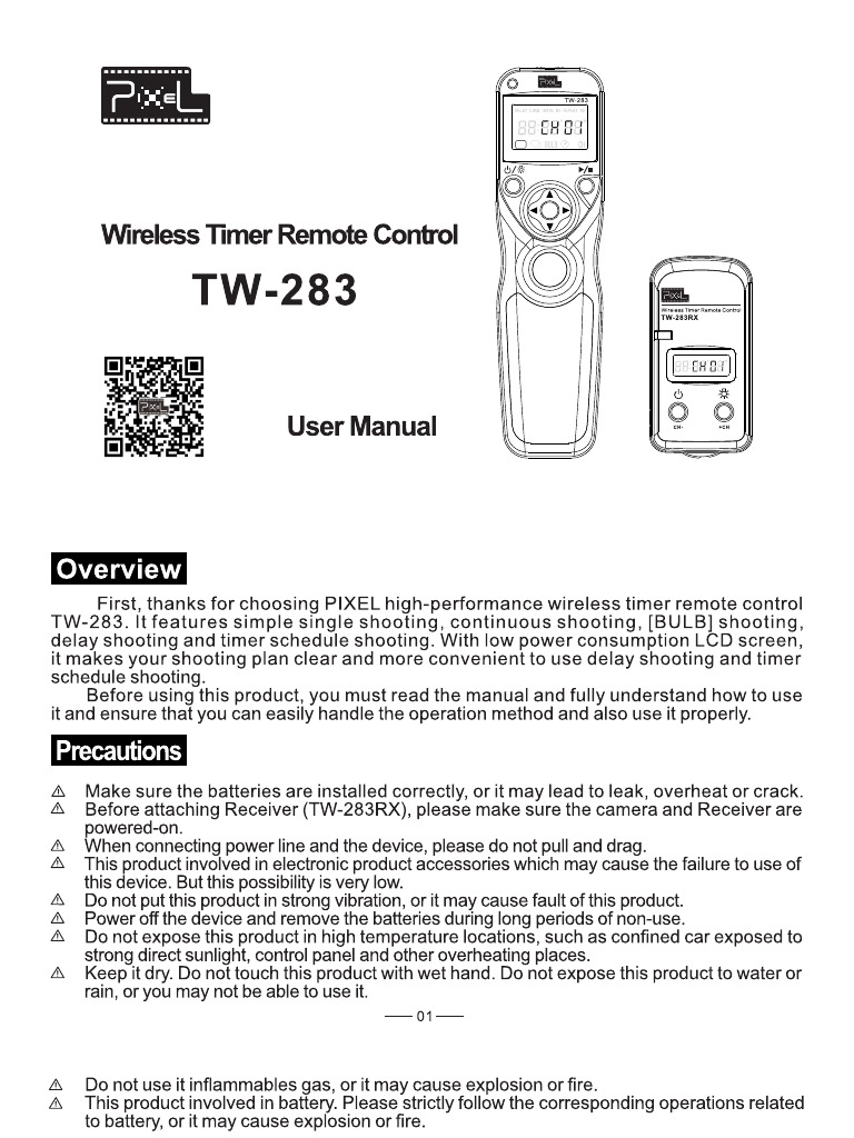 TW 283 Manual | PDF