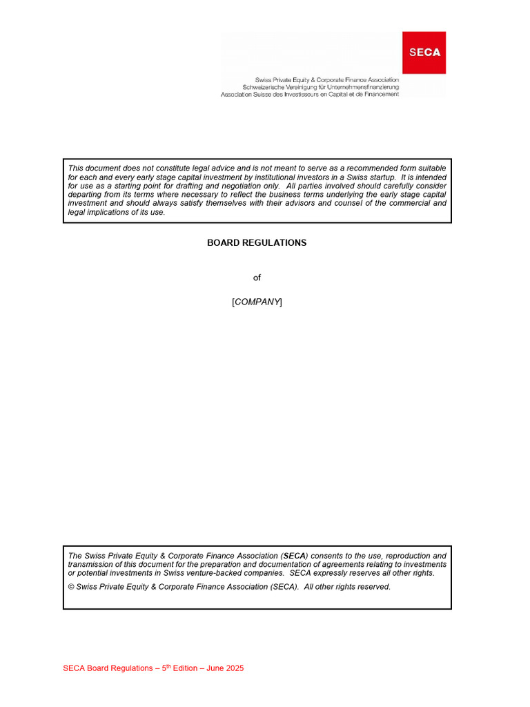 4 Seca Board Regulations 5th Edition Large With Annotations | PDF ...