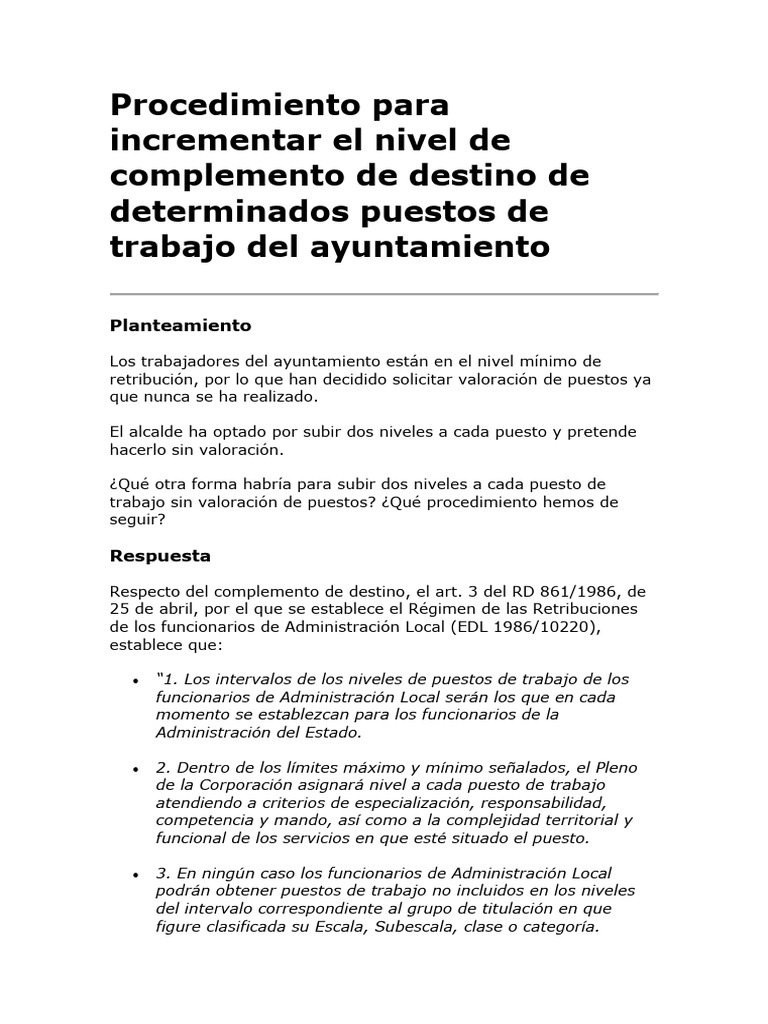 Procedimiento Incrementar CD | PDF | Gobierno