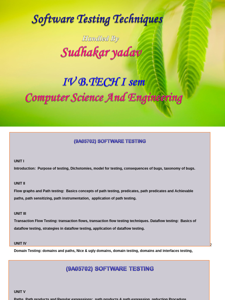 Comprehensive Guide to Software Testing | PDF | Software Testing ...