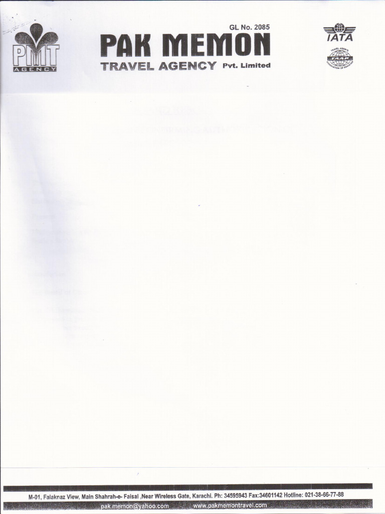 Pak Memon Leteer Head | PDF