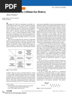 The Birth of The Lithium-Ion Battery