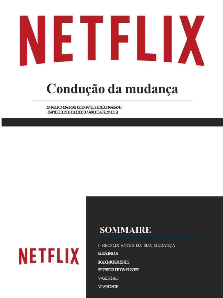 Mudança Estratégica da Netflix: Gestão e Impactos | PDF | Netflix