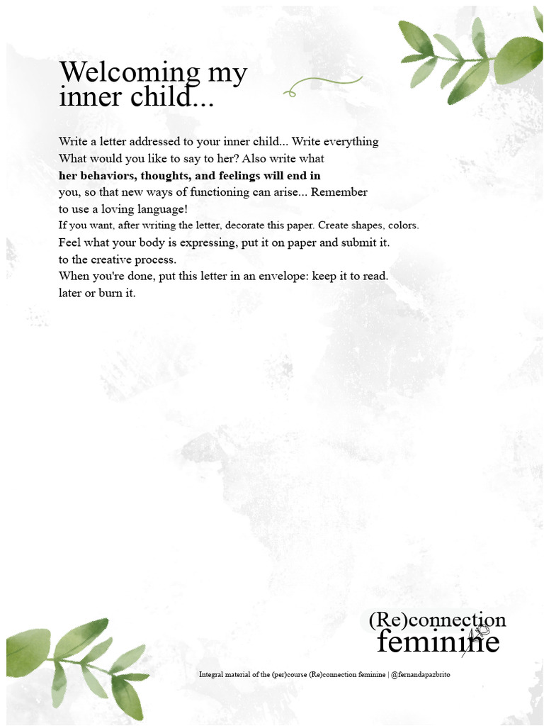Embracing your inner child | PDF