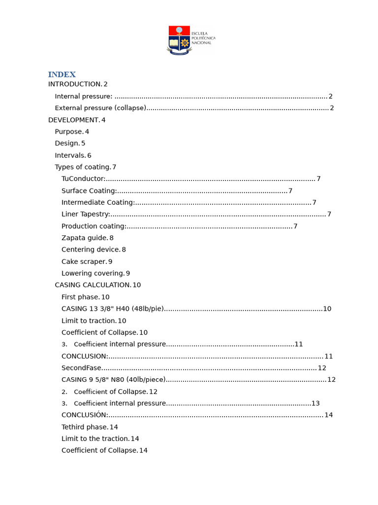 Casing Design and Calculation Guide | PDF | Casing (Borehole ...