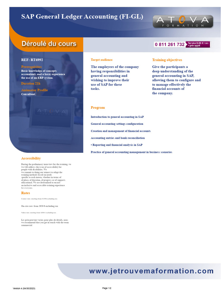 SAP FI-GL General Accounting Training | PDF | Accessibility